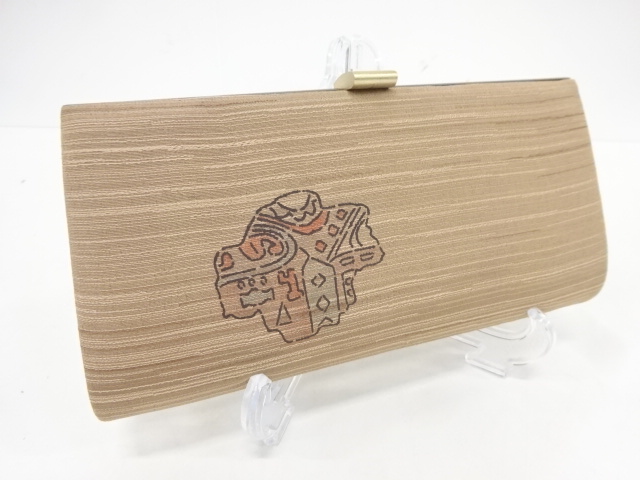 アンティーク　抽象模様和装バッグ